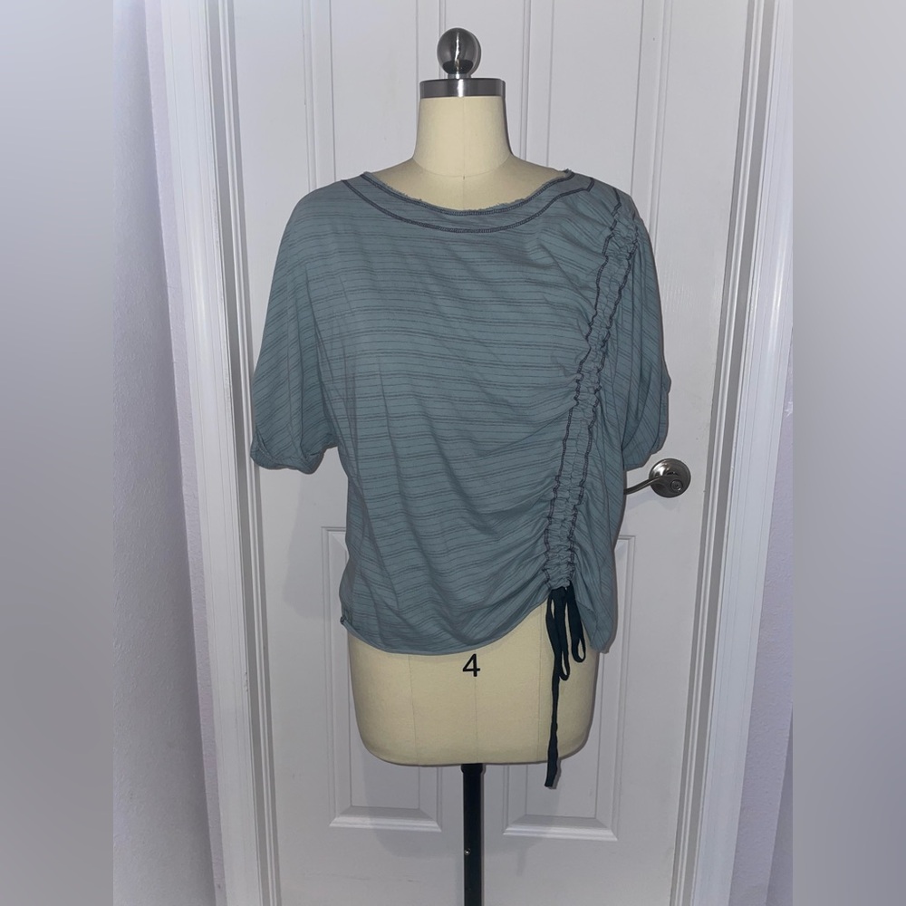 Raw Earth Wild Sky Ruched Top